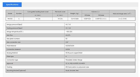 Паяный пластинчатый теплообменник РоСВЕП FHC012 G