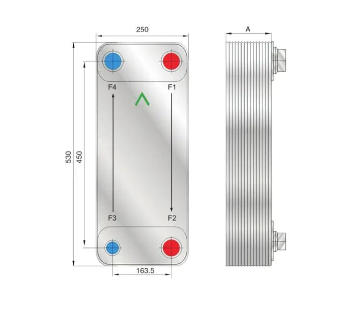 Пластинчатый теплообменник фреон вода РоСВЕП FHC120G
