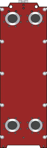 Теплообменник пластинчатый разборный РоСВЕП-Tranter GXD-064 / GXP-064