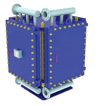 Сварной теплообменник вода-вода Platular® Тип X 4 дверцы