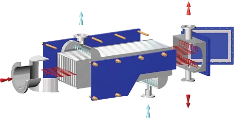 Сварной теплообменник вода-вода Platular® Тип X Конденсатор В