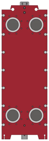 Пластинчатый теплообменник для бассейна РоСВЕП-Tranter GCD-054 / GCP-054
