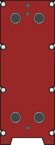 Пластинчатый теплообменник для бассейна РоСВЕП-Tranter GCP-016 / GCD-016