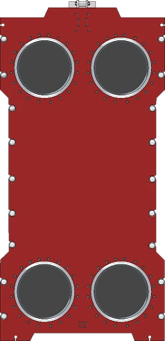 Теплообменник пластинчатый разборный РоСВЕП-Tranter GLD-230 / GLP-230