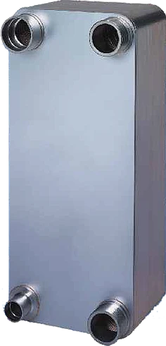 Пластинчатый теплообменник фреон вода SWEP V400. Испаритель